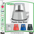 Heavy Duty Plastic Rolling Mobile Kick Step Stool